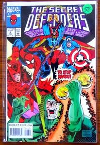 lot 58 image: THE SECRET DEFENDERS #6 SCARLET WITCH MARVEL COMICS 1993