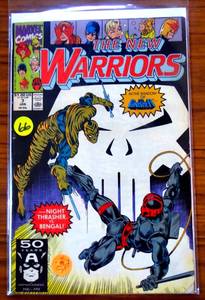 lot 66 image: The New Warriors #7 - The Heart of the Hunter - 1990