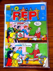 lot 78 image: Vintage Archie Series PEP May 1967 Issue No. 205 Comic Book $$