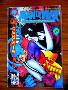 lot 89 image: Man of War 6 Comic Book 1993 Malibu Comics