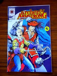 lot 92 image: ARCHER AND ARMSTRONG #8 VALIANT COMICS 1993 VFNM $$