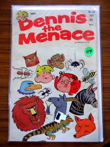 lot 119 image: vintage Dennis the Menace #152 HaldenFawcett Comics 1977 $$