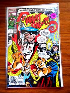 lot 128 image: THE MARVEL MAG OF MIRTH AND MAYHEM WHAT THE.. #19 (1992, MARVEL) Comics-Books $$$