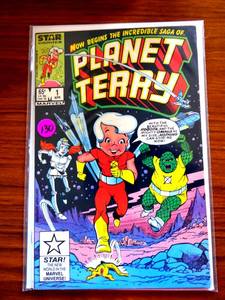 lot 130 image: PLANET TERRY # 1 1985 KREMER ART MARVEL STAR COMICS COPPER AGE COMIC BOOK $$