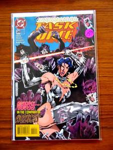 lot 157 image: Justice League Task Force #20 DC comics 1995 Gypsy In The Company Of Wolfs $$$