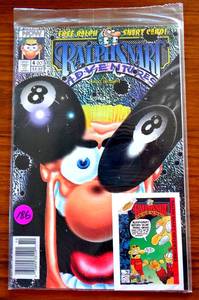 lot 186 image: Ralph Snart Adventures #4, Vol. 4 - Polybagged wcard (NOW Comics, 1993) VFNM