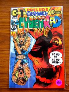 lot 195 image: CYBERAD DEATHWATCH 2000 - USA CONTINUITY COMIC - No 1 1993 $$