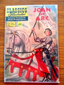 lot 199 image: VINTAGE (71 YEARS OLDS) CLASSICS ILLUSTRATED COMICS #78 JOAN OF ARC - 1950 $$$