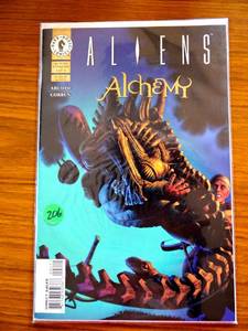 lot 206 image: ALIENS Alchemy 2 NM- Dark Horse Comics 1997 low print Richard Corben Art $$