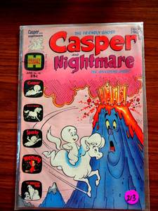 lot 213 image: VINTAGE 1974 CASPER & NIGHTMARE JUNE #45 $$ - HARVEY COMICS