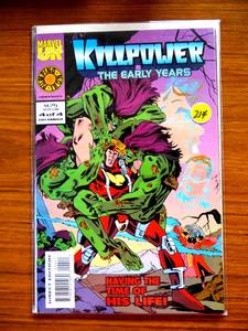 lot 214 image: KILLPOWER.THE EARLY YEARS. # 4 of 4.DECEMBER 1993.MARVEL COMICS