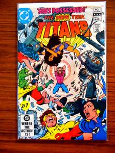 lot 217 image: The New Teen Titans (C4) Shes Possessed Mar. No. 17 DC Comics 1982 $$