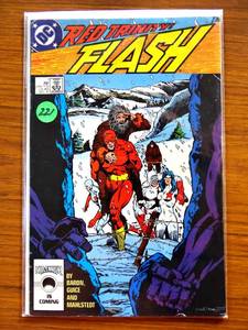 lot 221 image: DC Comics Red Trinity Flash #7 Dec 87 Comic Book  $$$