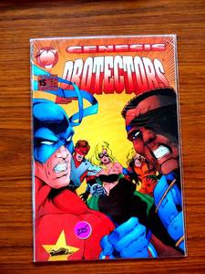 lot 225 image: GENESIS PROTECTORS # 15 MALIBU COMICS 1993
