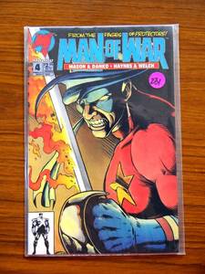 lot 231 image: Man of War #4 Night of the Living VFNM Malibu Comic  - 1993