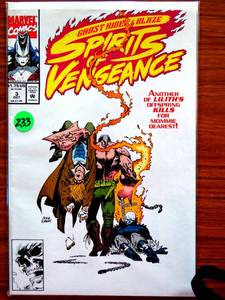 lot 233 image: MARVEL COMICS SPIRITS OF VENGENCE 1992 # 3 NMMT $$