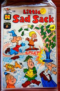 lot 238 image: RARE VINTAGE LITTLE SAD SACK #19 COMICS 1967 - $$$