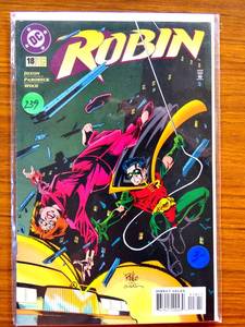 lot 239 image: Robin #18 (Jul 1995, DC) Chuck Dixon, Mike Parobeck, Mike Wieringo