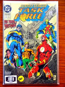 lot 241 image: Justice League Task Force #3 in Near Mint condition. DC comics