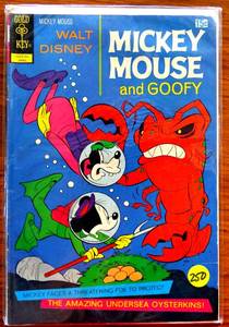 lot 250 image: VINTAGE Mickey Mouse and Goofy #135 Gold Key April 1972 $$