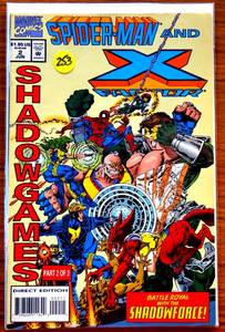 lot 253 image: SPIDER-MAN AND X-FACTOR #2 MARVEL COMICS 1994 VF