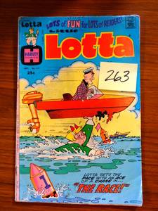 lot 263 image: VINTAGE LITTLE LOTTA #117, 1975, Harvey Publications, G CONDITION, THE RACE