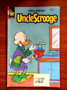lot 268 image: VINTAGE Walt Disneys Uncle Scrooge #188 WHITMAN 1981 CARL BARKS $