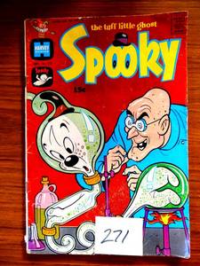 lot 271 image: VINTAGE HARVEY Comic The Tuff Little ghost SPOOKY #112 September 1969 $$$