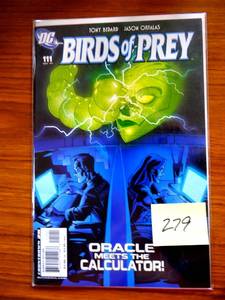 lot 279 image: Birds Of Prey Comic 111 Cover A First Print 2007 Tony Bedard Jason Orfalas DC $$