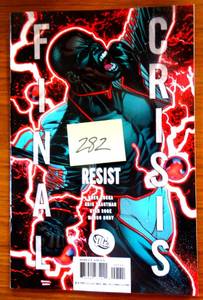 lot 282 image: Final Crisis Comic 1 Resist Cover A Ryan Sook First Print 2008 Greg Rucka DC $$