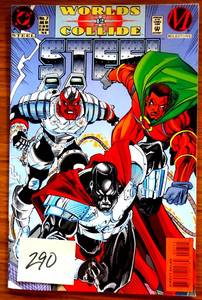 lot 290 image: DC (1994) STEEL #7 - August - Worlds Collide 12
