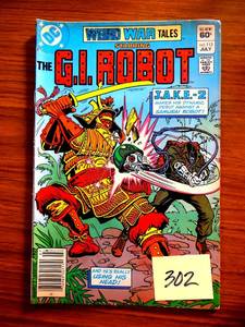 lot 302 image: RARE WEIRD WAR TALES STARRING THE G I ROBOT DC COMICS #113 (1982) $$$