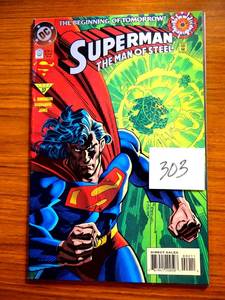 lot 303 image: Superman Man of Steel Oct 1994 DC Comics #37 #0 The Beginning of Tomorrow $$