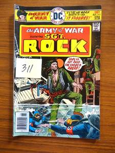 lot 311 image: VINTAGE 1976 Our Army at War #293 DC Pub - SGT. ROCK, Joe Kubert $$$