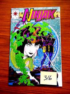 lot 316 image: NINJAK #3 (1994 SERIES) VALIANT COMICS 1994 NMMT $$$
