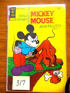 lot 317 image: VINTAGE 1974 Mickey Mouse #148 Gold Key  $$$