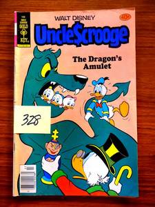lot 328 image: RARE VINTAGE Uncle Scrooge #166  The Dragons Amulet  1979 $$$