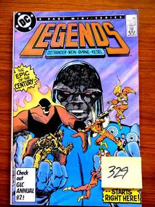 lot 329 image: Legends #1 - FIRST AMANDA WALLER THE EPIC OF THE CENTURY -  1986 $$$