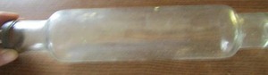 lot 5 image: Glass rolling pin