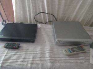 lot 80 image: APEX DVD with remote & Cd player plus Sanyo DVD- CD player with remote