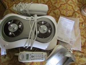 lot 84 image: Maxus home phone GE house phone Homedix foot massager