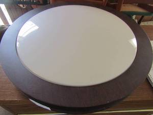 lot 98 image: Large oval ceiling light 21 x 3