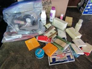 lot 88 image: Grab bag of opened makeup, shampoo, body wash etc.