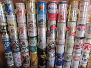 lot 146 image: Beer can collection Coors Genesee,  Tecate, World Fair,  JR,  Billy Brands plus more