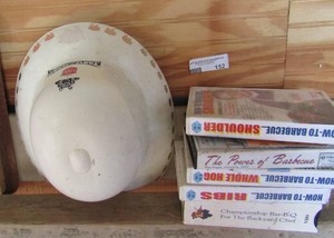 lot 152 image: How to BBQ VHS tapes by Chris Lilly hard hat