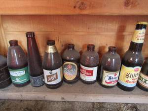 lot 156 image: Miller shiner, BW beer bottle collection