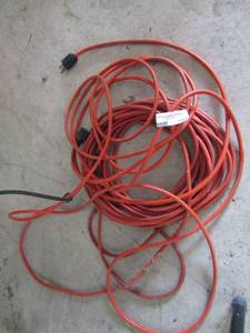 lot 197 image: Long orange extension cord