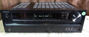 lot 12 image: Onkyo TX-SR313 5.1- Channel Home Theater AV Receiver - $$$