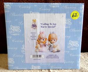 lot 62 image: 2001 Precious Moments Calling To Say Youre Special PM0011 Mbrs Only - Box $$