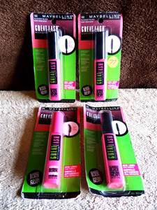 lot 77 image: 3x Maybelline Great Lash Mascara #100 BLACKEST BLACK Conditions Thickens, .43 oz  1x #120